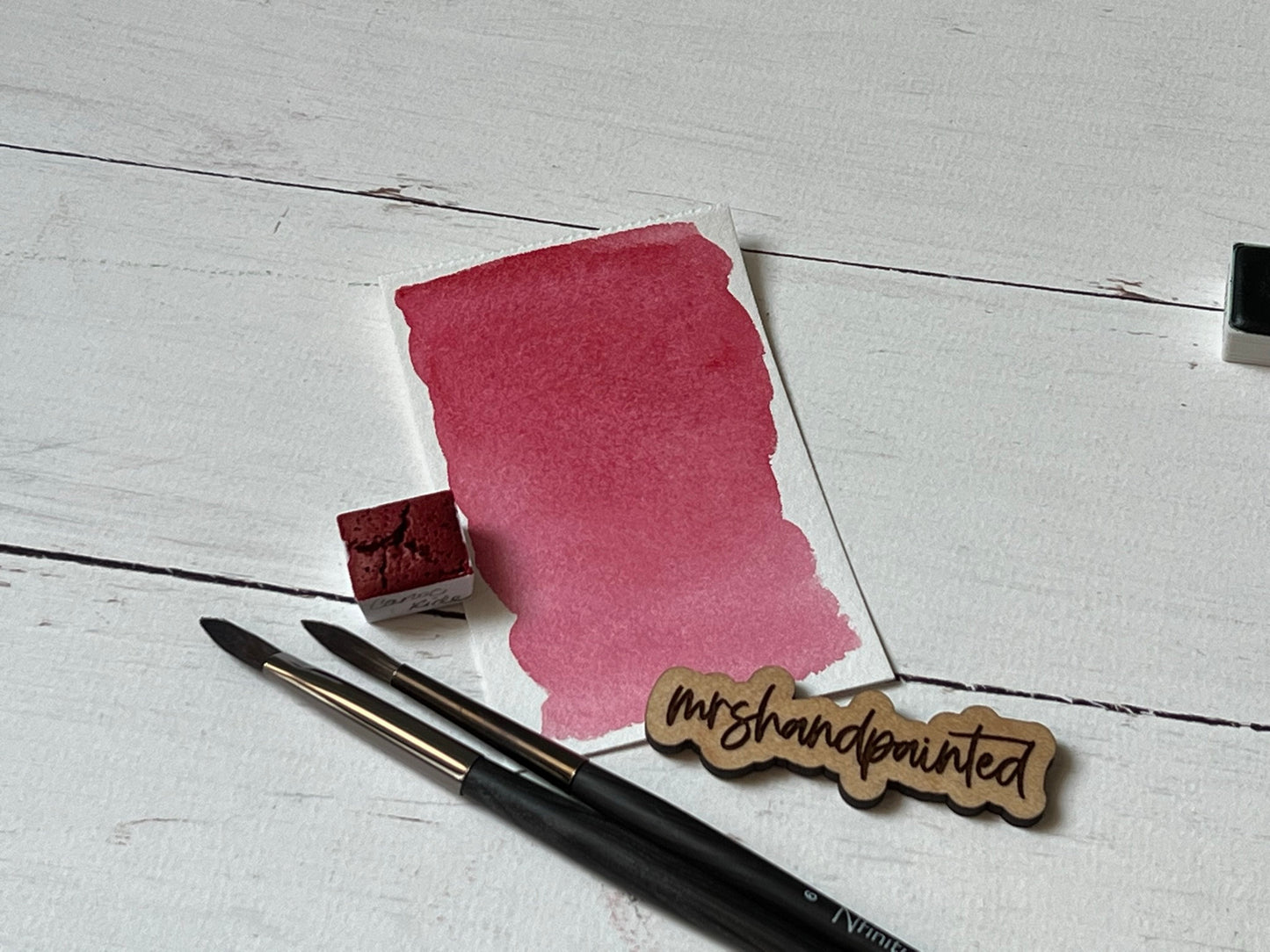 Handmade Watercolor Paints - CANOE RIDE - Half Pan- Artisan Watercolor