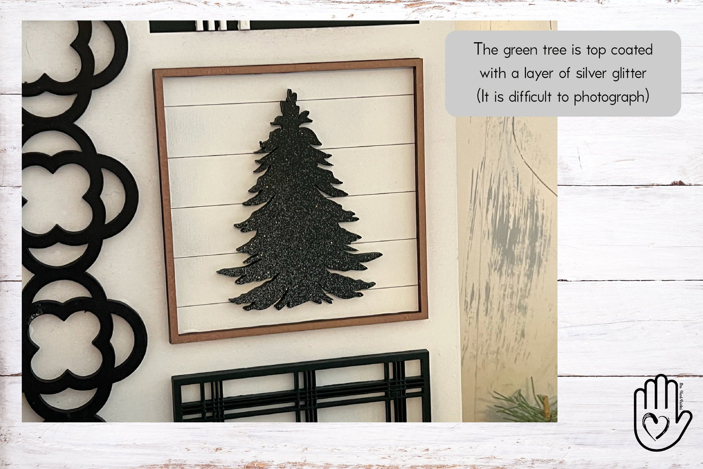 Winter Wonderland Leaning Ladder Interchangeable Sign Tiles