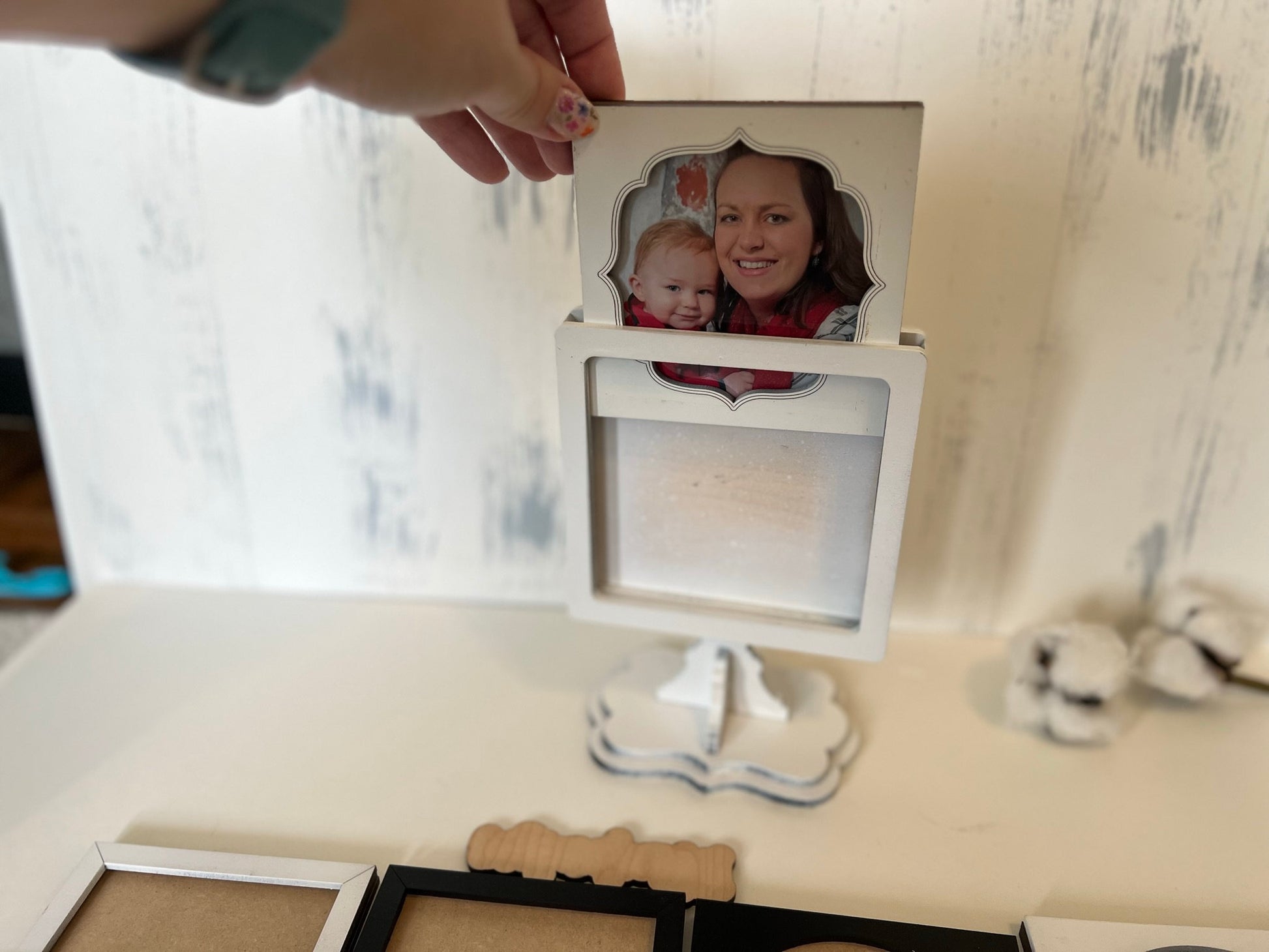 Laser Cut File - Drop In Pedestal Sign Tile Holder ~ Interchangeable Sign Backer - Digital Download