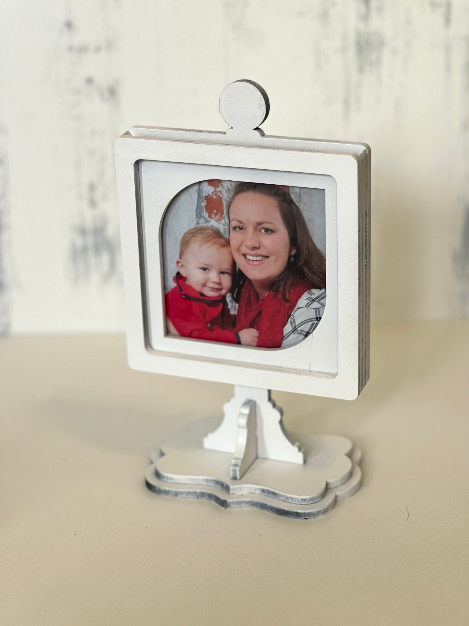 Laser Cut File - Drop In Pedestal Sign Tile Holder ~ Interchangeable Sign Backer - Digital Download