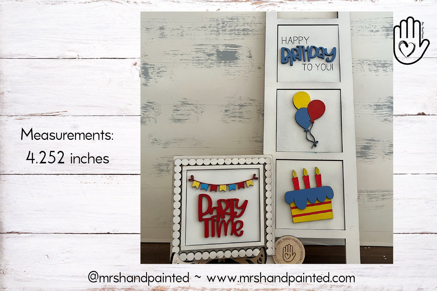 Digital Laser Cut File - Birthday Interchangeable Sign Tiles