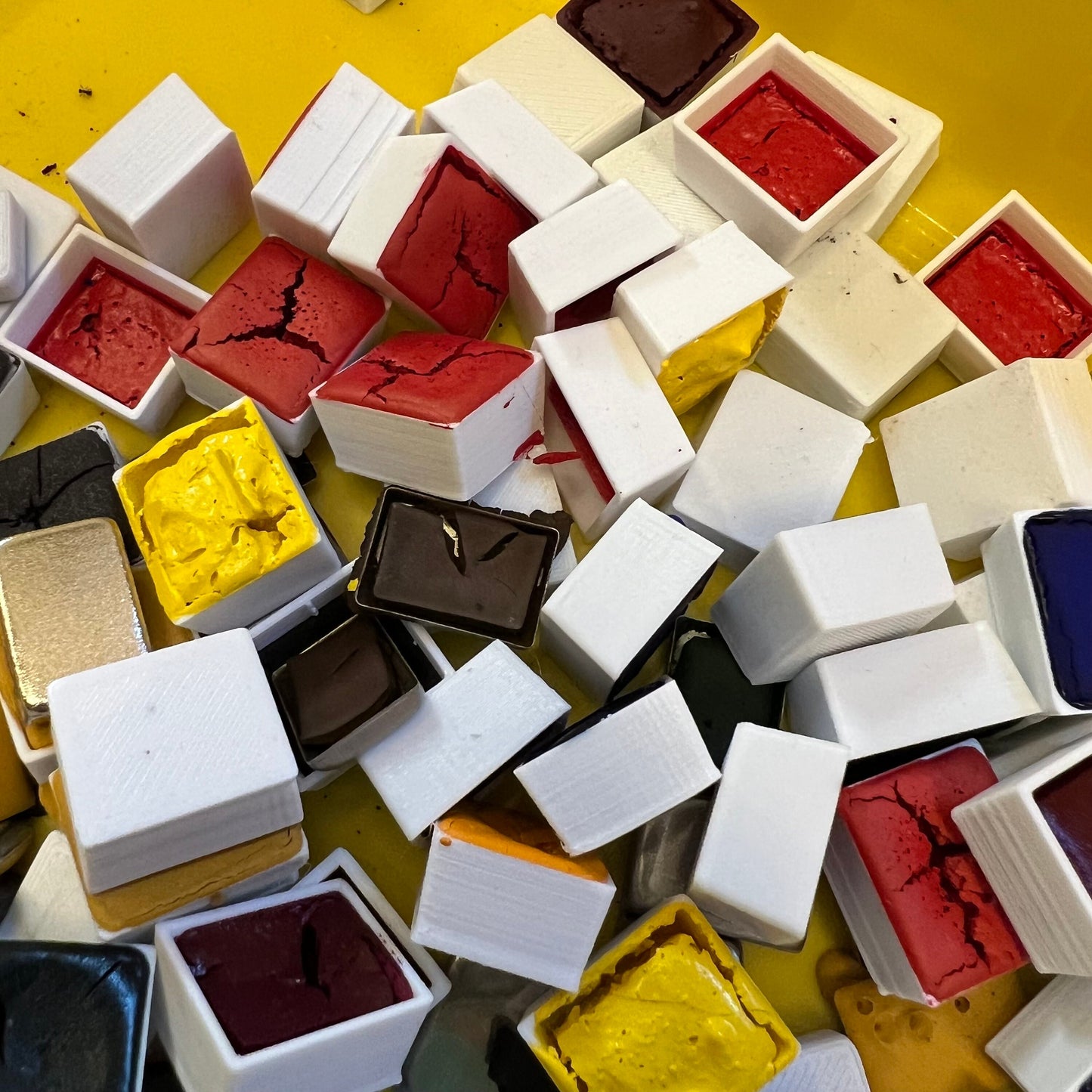 Handmade Watercolor Paints - partial half pans Random GRAB BAGS