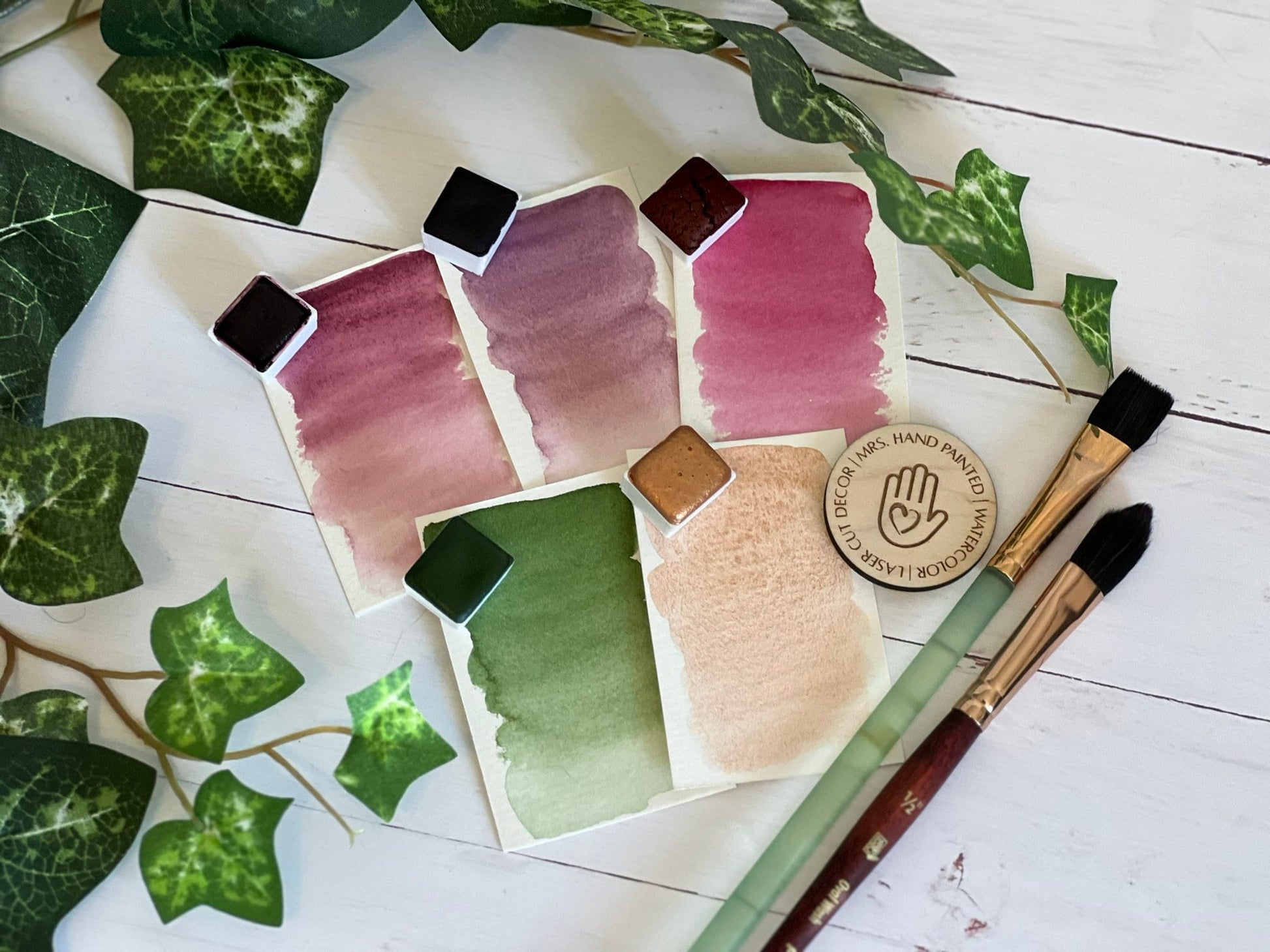 Handmade Watercolor Paints - VINEYARD