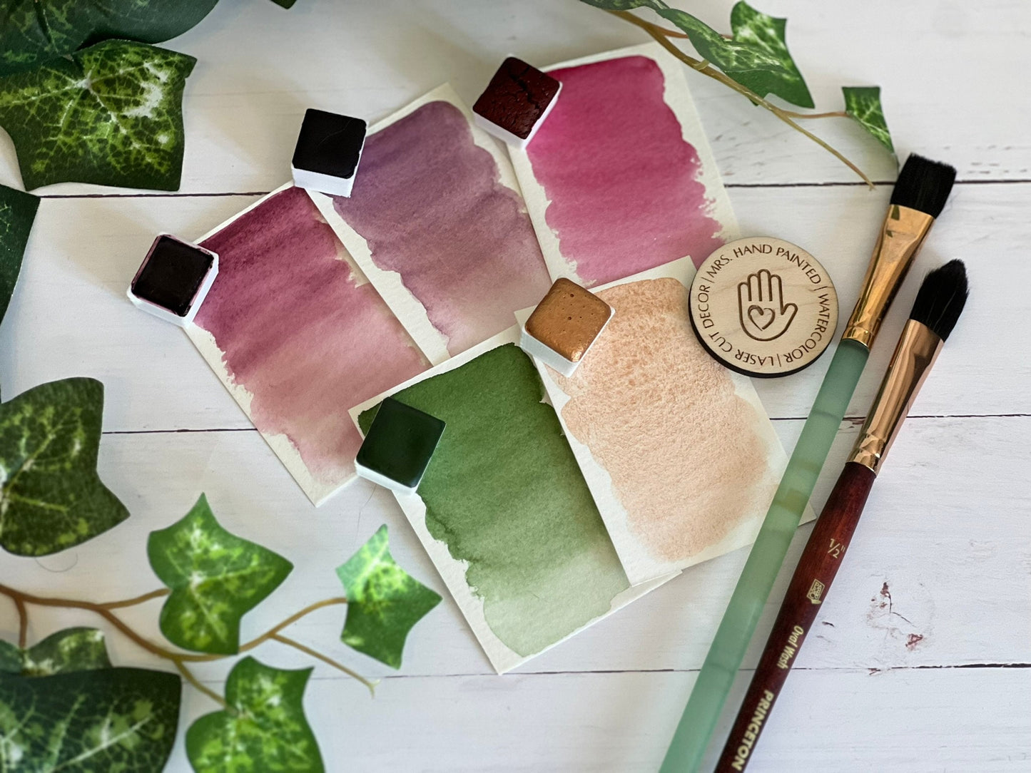 Handmade Watercolor Paints - VINEYARD