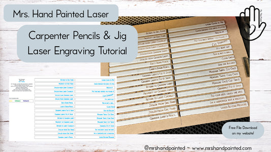 Free Carpenter Pencil Jig Laser File