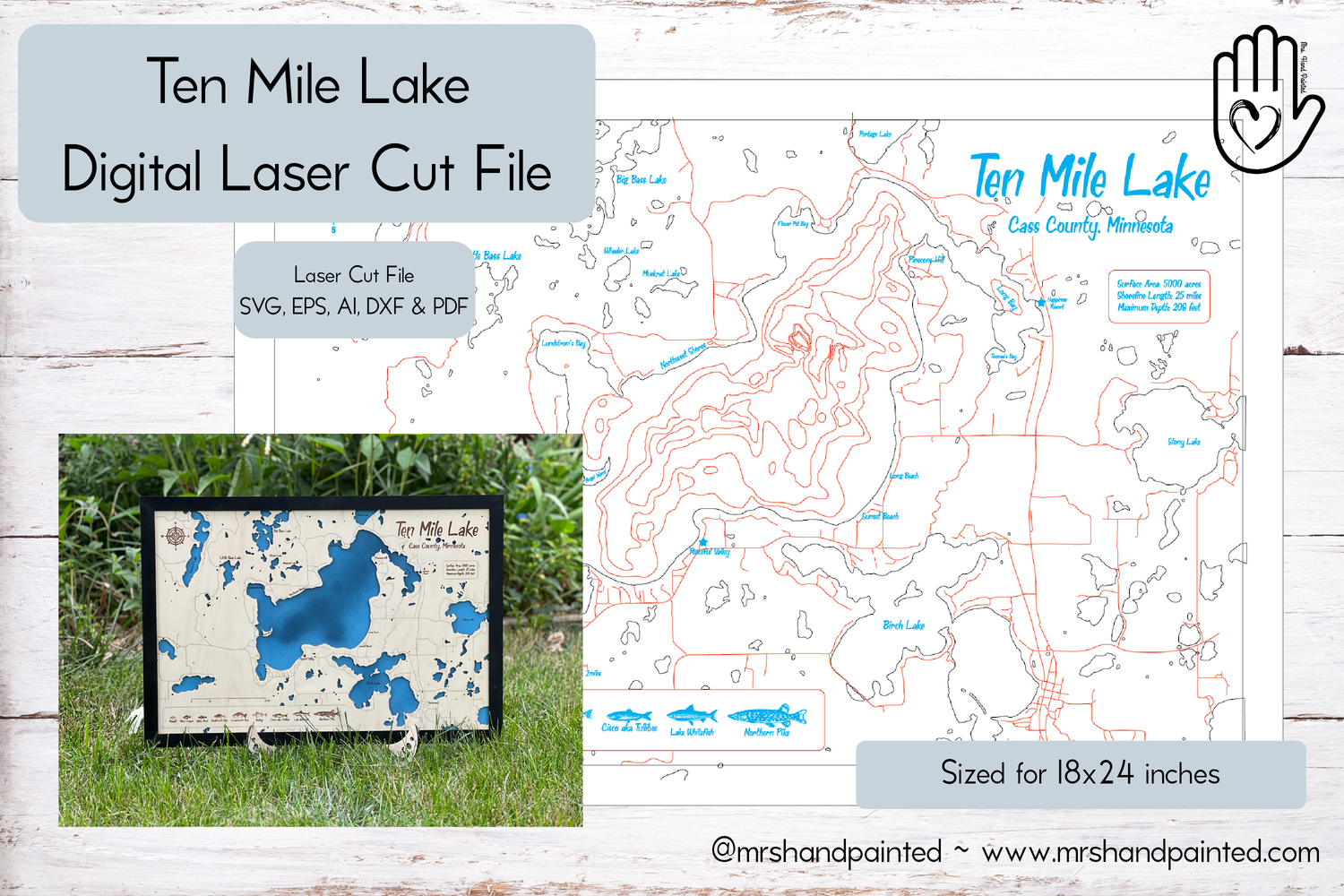 Digital Files - Lake Maps