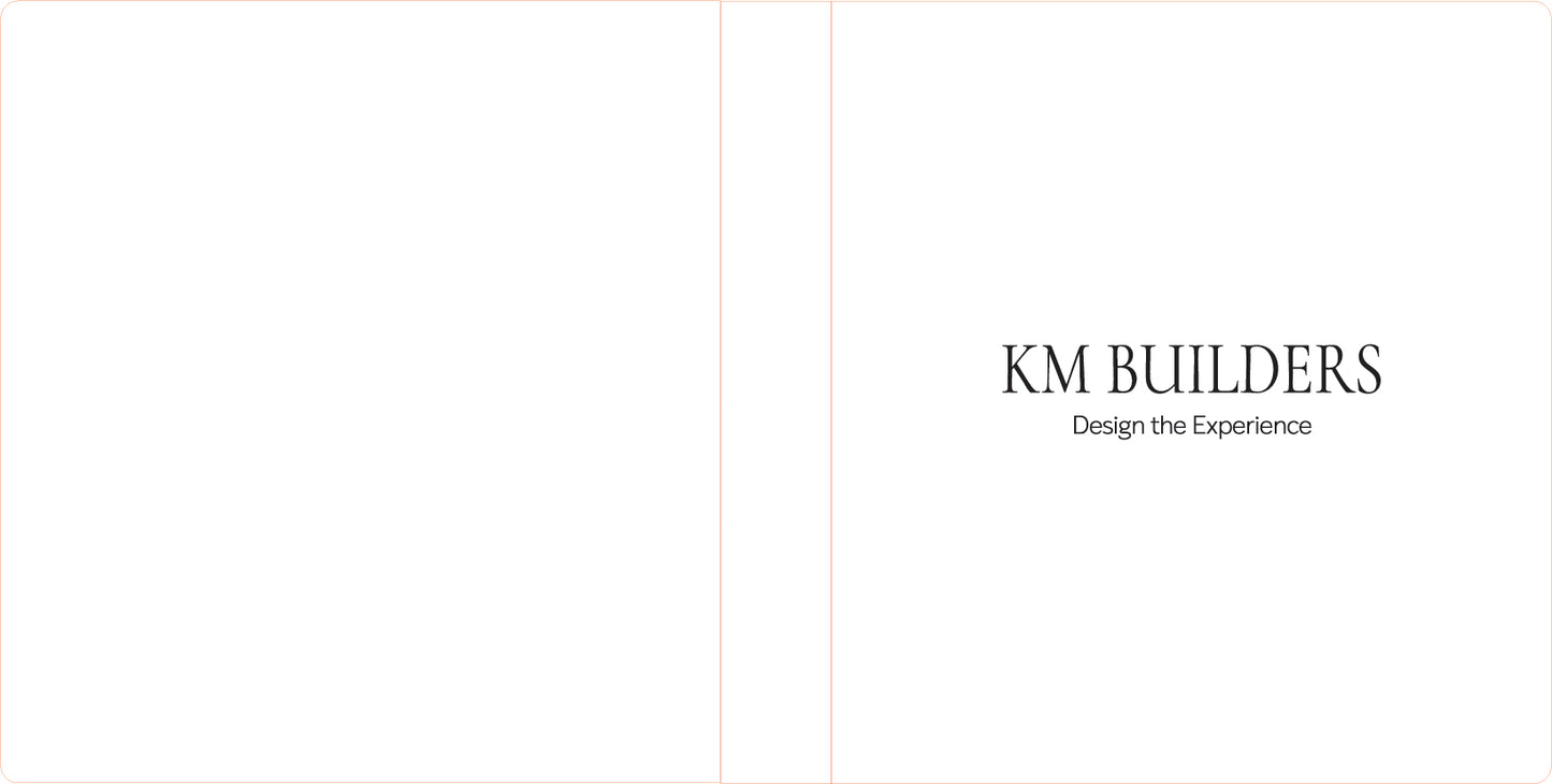 Custom Listing: KM Builders Custom Engraved Leatherette 3 Ring Binder