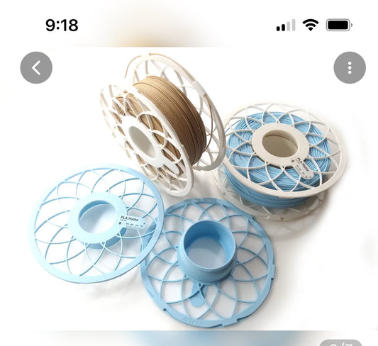 Custom 3d print spools for Liat