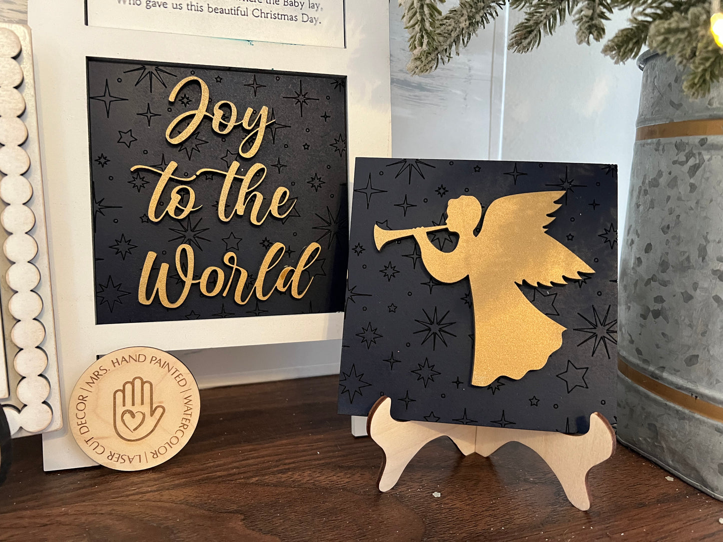 Nativity Leaning Ladder Interchangeable Sign Tiles