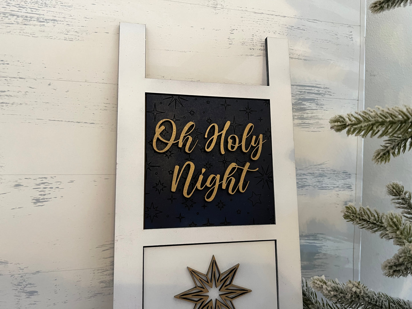 Nativity Leaning Ladder Interchangeable Sign Tiles