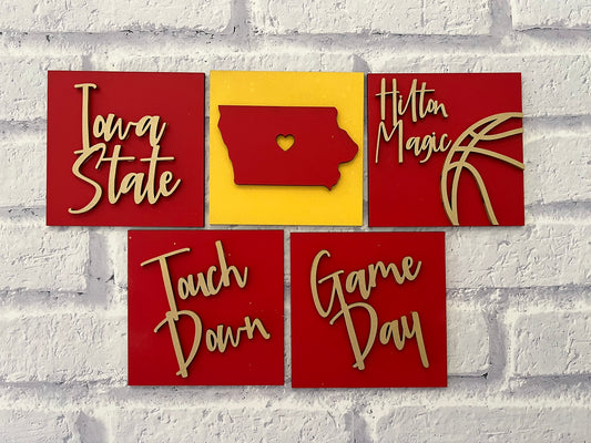 NEW Iowa State and Iowa Tiles