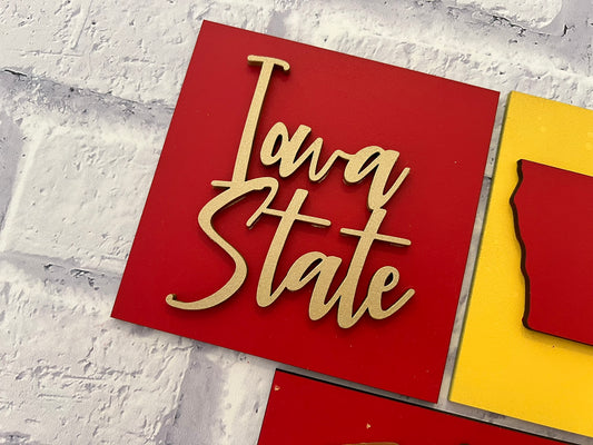 NEW Iowa State and Iowa Tiles