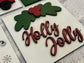 Country Christmas Sign Tiles