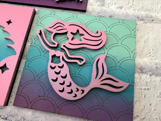 Mermaid & Unicorn Tiles