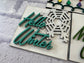 Mid Century Christmas Sign Tiles