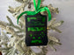 Green and Black Gamer Gift Card Holder Ornament