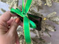 Green and Black Gamer Gift Card Holder Ornament
