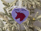 Pink and Purple Unicorn Ornament