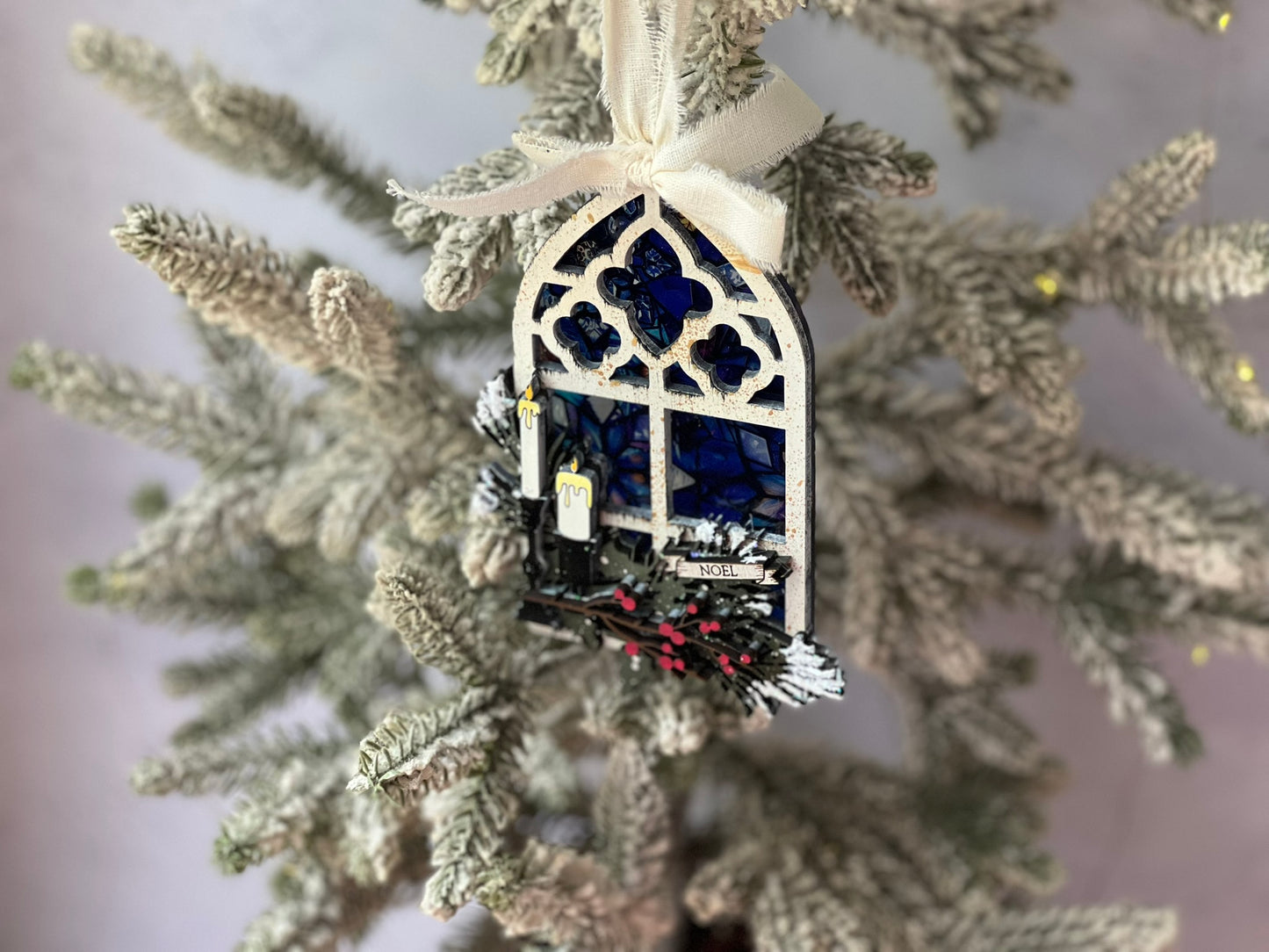 Stained Glass Window Christmas Ornament