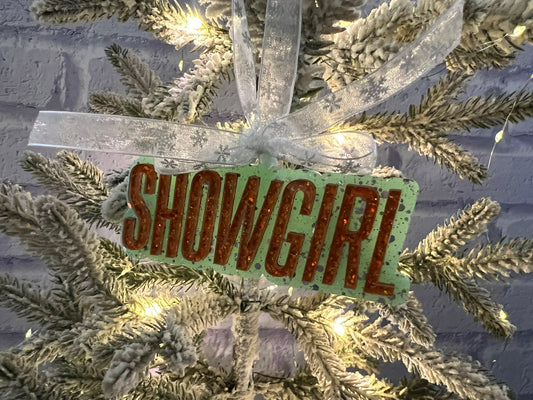 Showgirl Theme Ornaments
