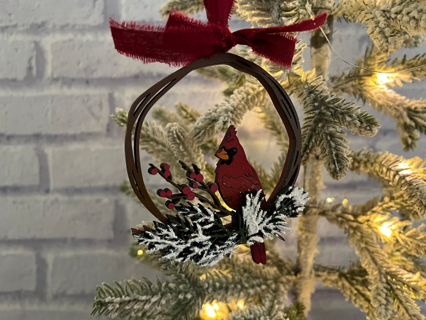 Exquisite Cardinal Ornaments