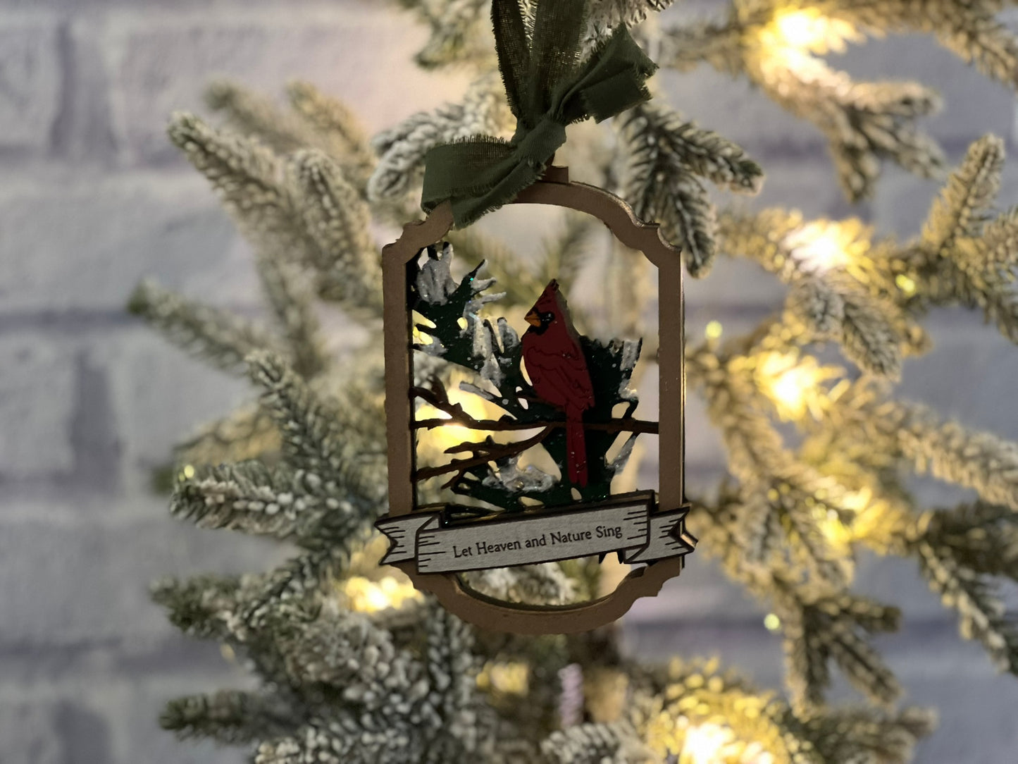 Exquisite Cardinal Ornaments