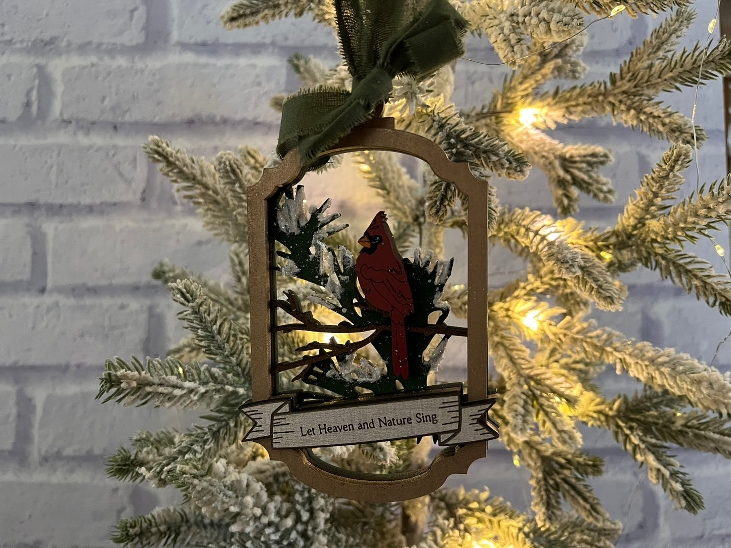 Exquisite Cardinal Ornaments