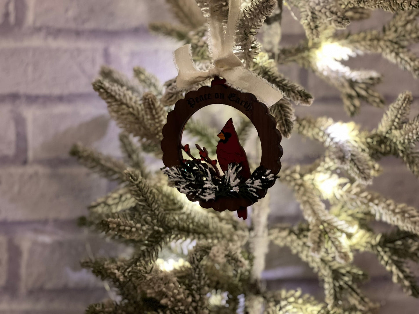 Exquisite Cardinal Ornaments