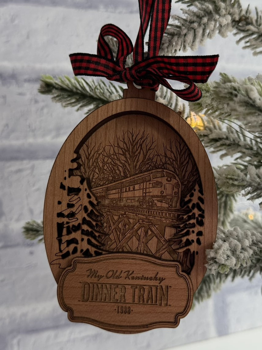 My Old Kentucky Dinner Train - Custom Ornaments