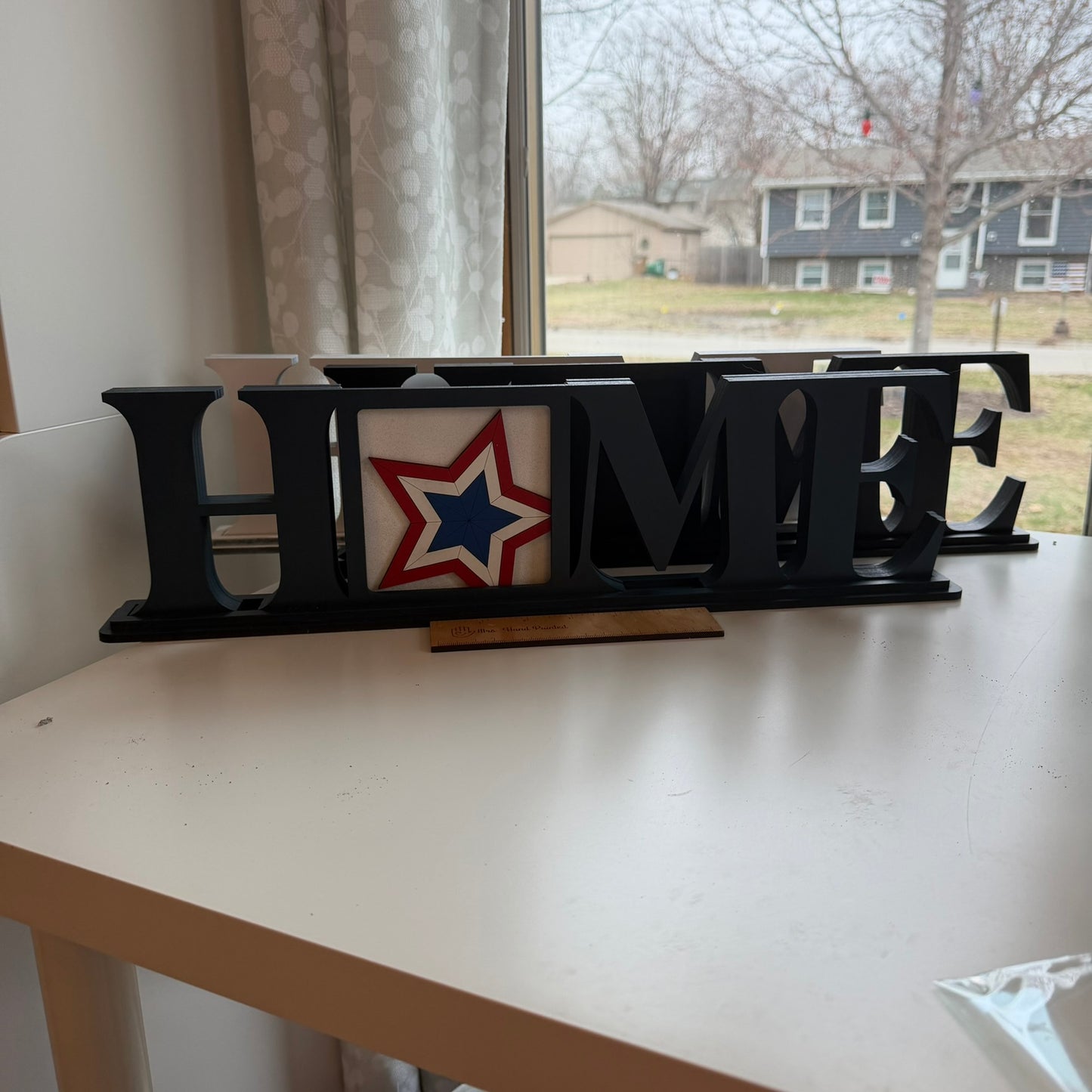 HOME drop in Interchangeable Sign Holder