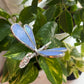 Dragonfly Key Stained Glass Garden Stake