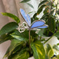 Dragonfly Key Stained Glass Garden Stake