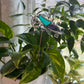 Butterfly Key Stained Glass Garden Stake