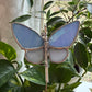 Butterfly Key Stained Glass Garden Stake