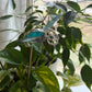 Butterfly Key Stained Glass Garden Stake