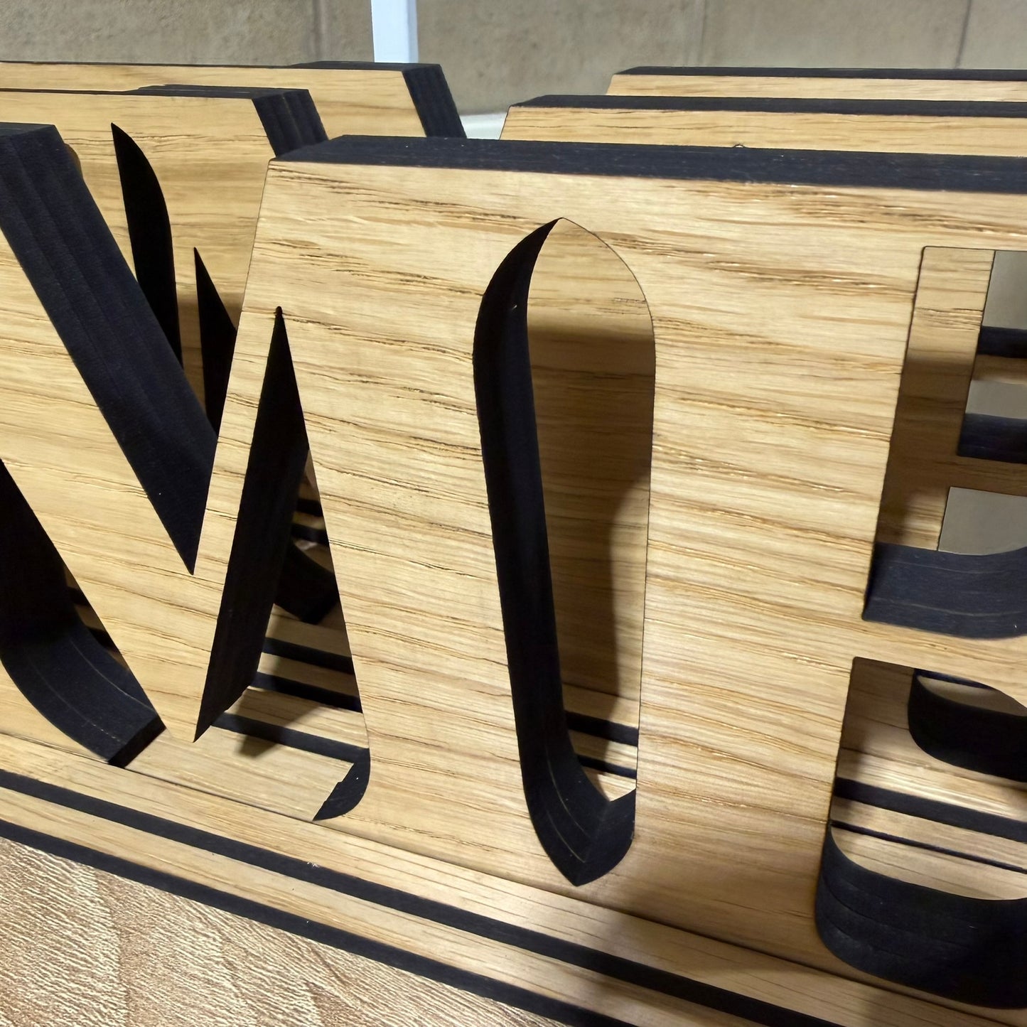 HOME drop in Interchangeable Sign Holder