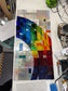 Abstract Rainbow Garden Panel Pattern