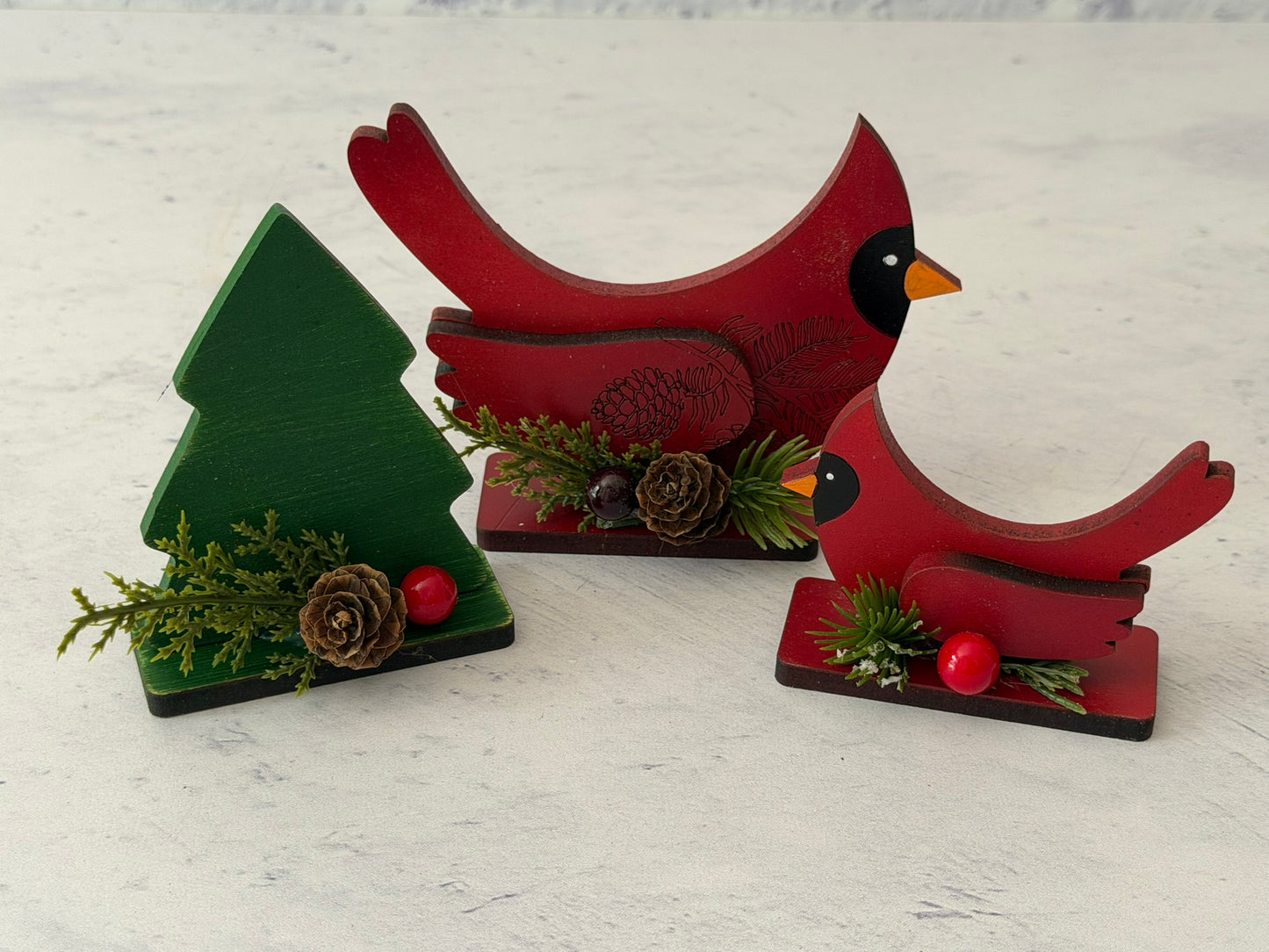 Mini Winter Standing Decor