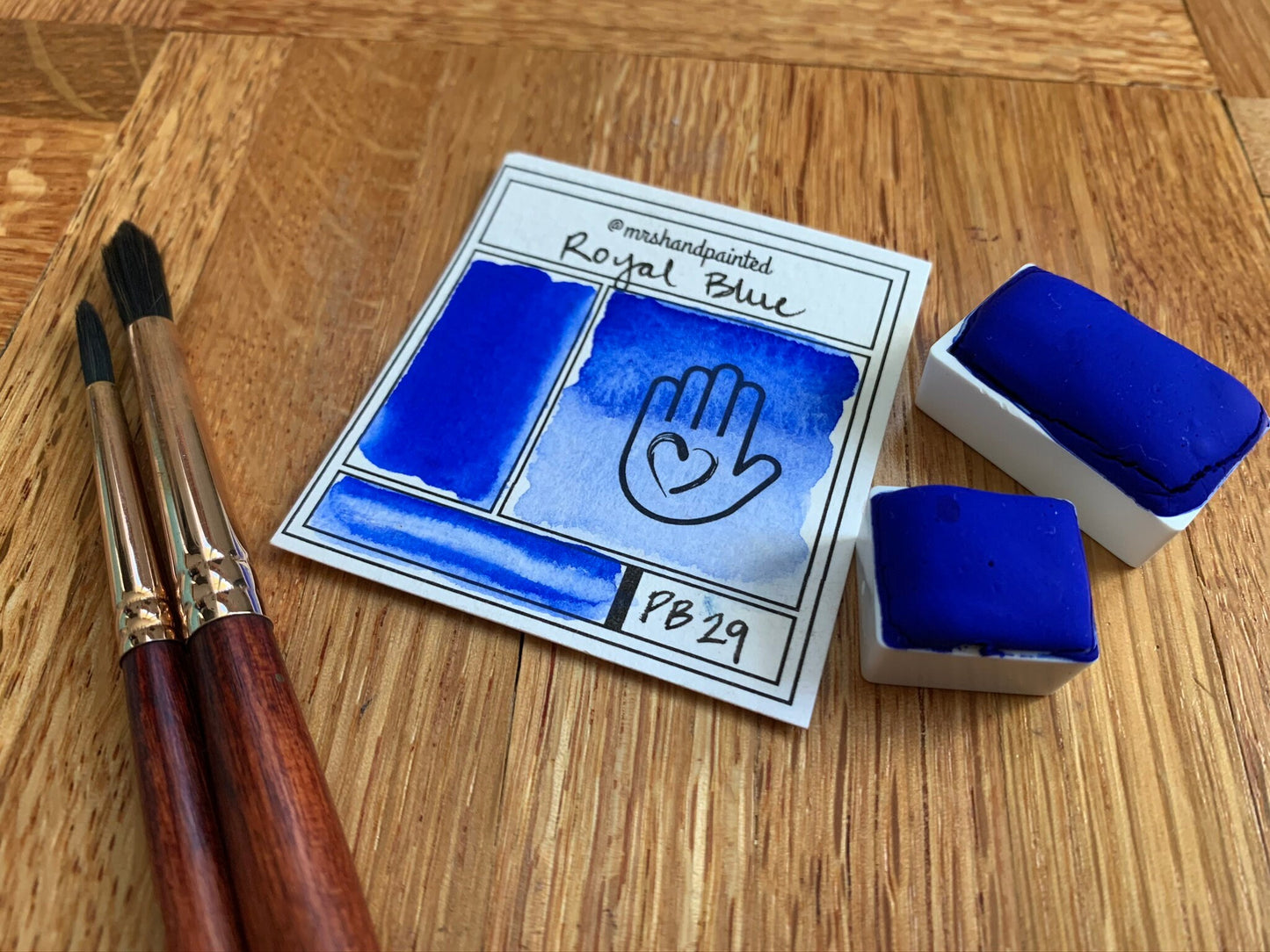 Handmade Watercolor Paints - ROYAL BLUE