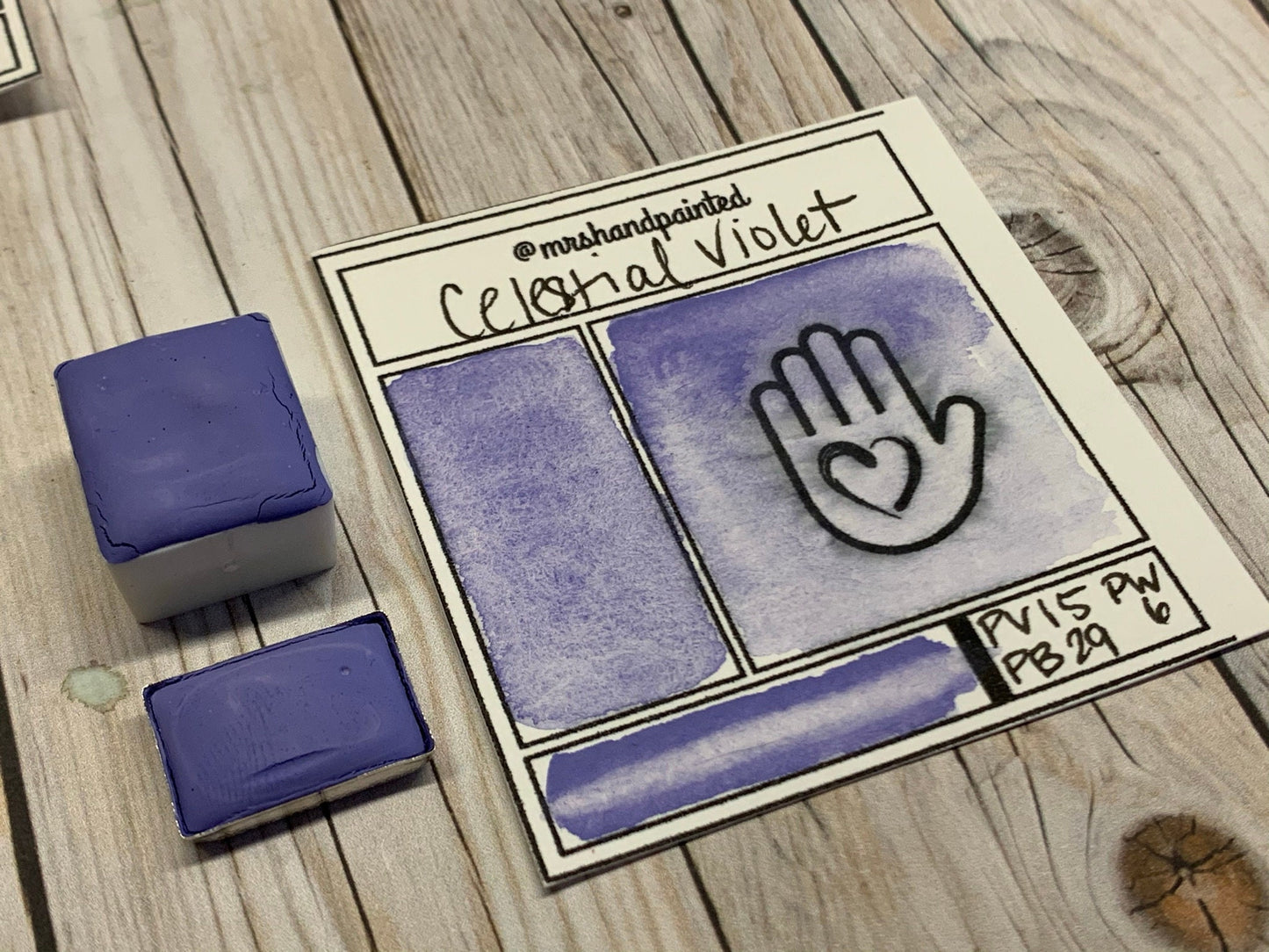 Handmade Watercolor Paints - CELESTIAL VIOLET