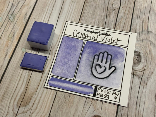 Handmade Watercolor Paints - CELESTIAL VIOLET