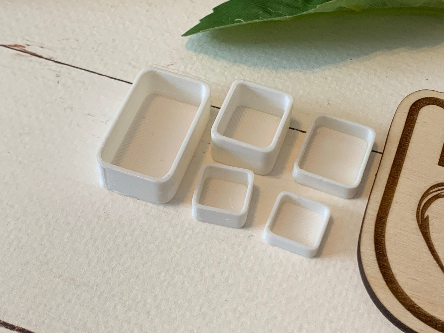 PLA Bioplastic 3D Printed Watercolor Pans - White Matte Full, Half, Quarter, Mini and Sample Sizes - Small or Bulk Quantities