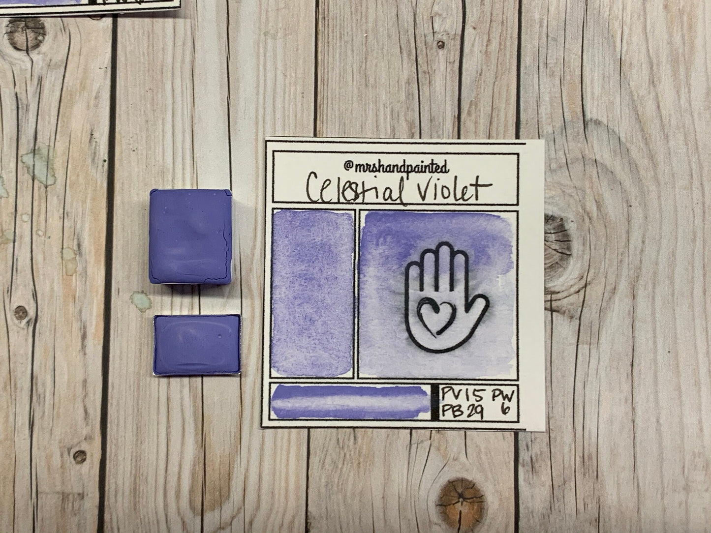 Handmade Watercolor Paints - CELESTIAL VIOLET