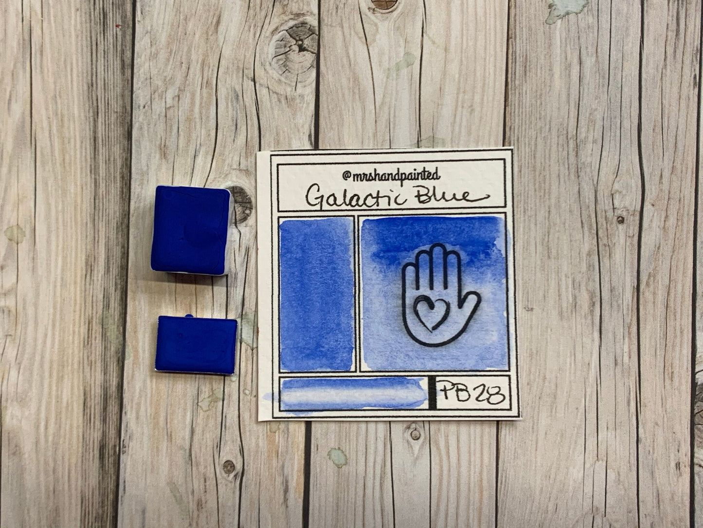 Handmade Watercolor Paints - GALACTIC BLUE