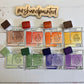 Handmade Watercolor Paints - IOWA WILDFLOWERS- Artisan Paint Palette