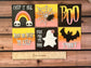 Halloween "Hippie Halloween" Interchangeable Signs - Laser Cut Wood Painted