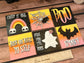 Halloween "Hippie Halloween" Interchangeable Signs - Laser Cut Wood Painted