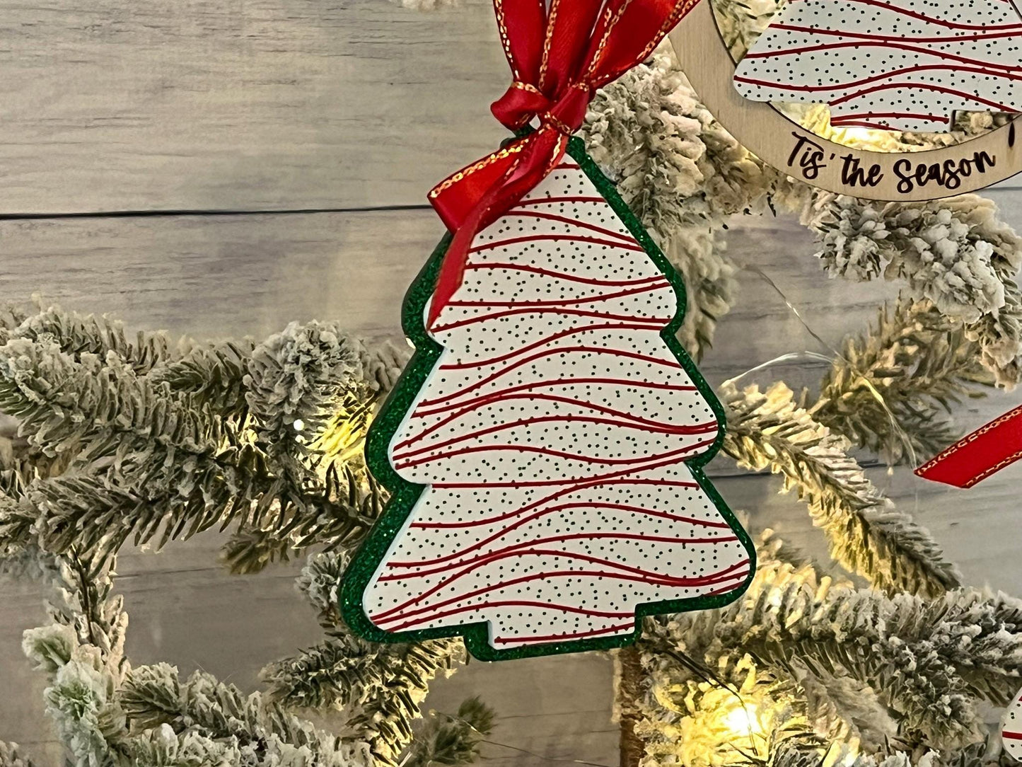 Christmas Tree Cake Ornaments