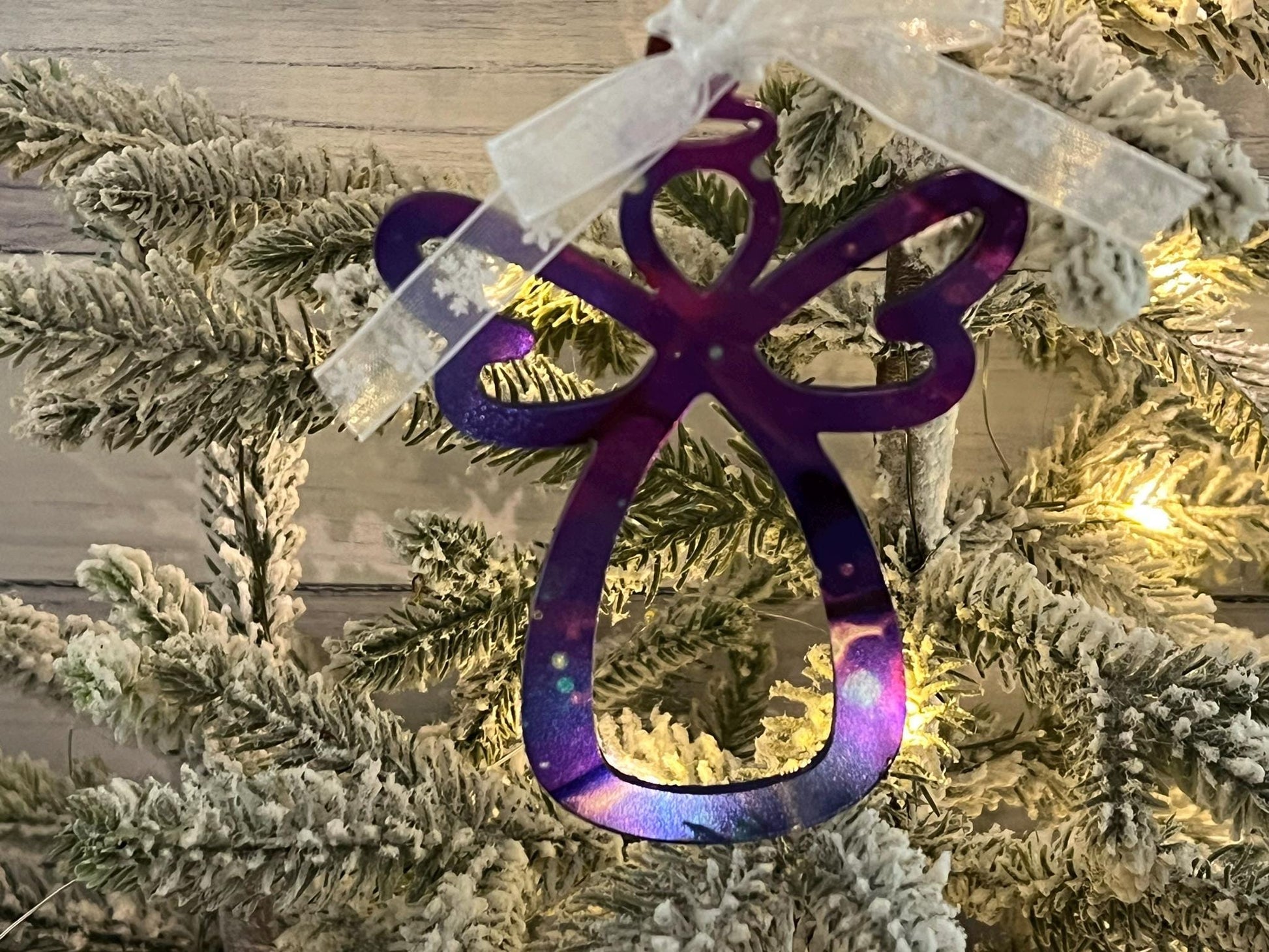 Abstract Angel Acrylic Ornament