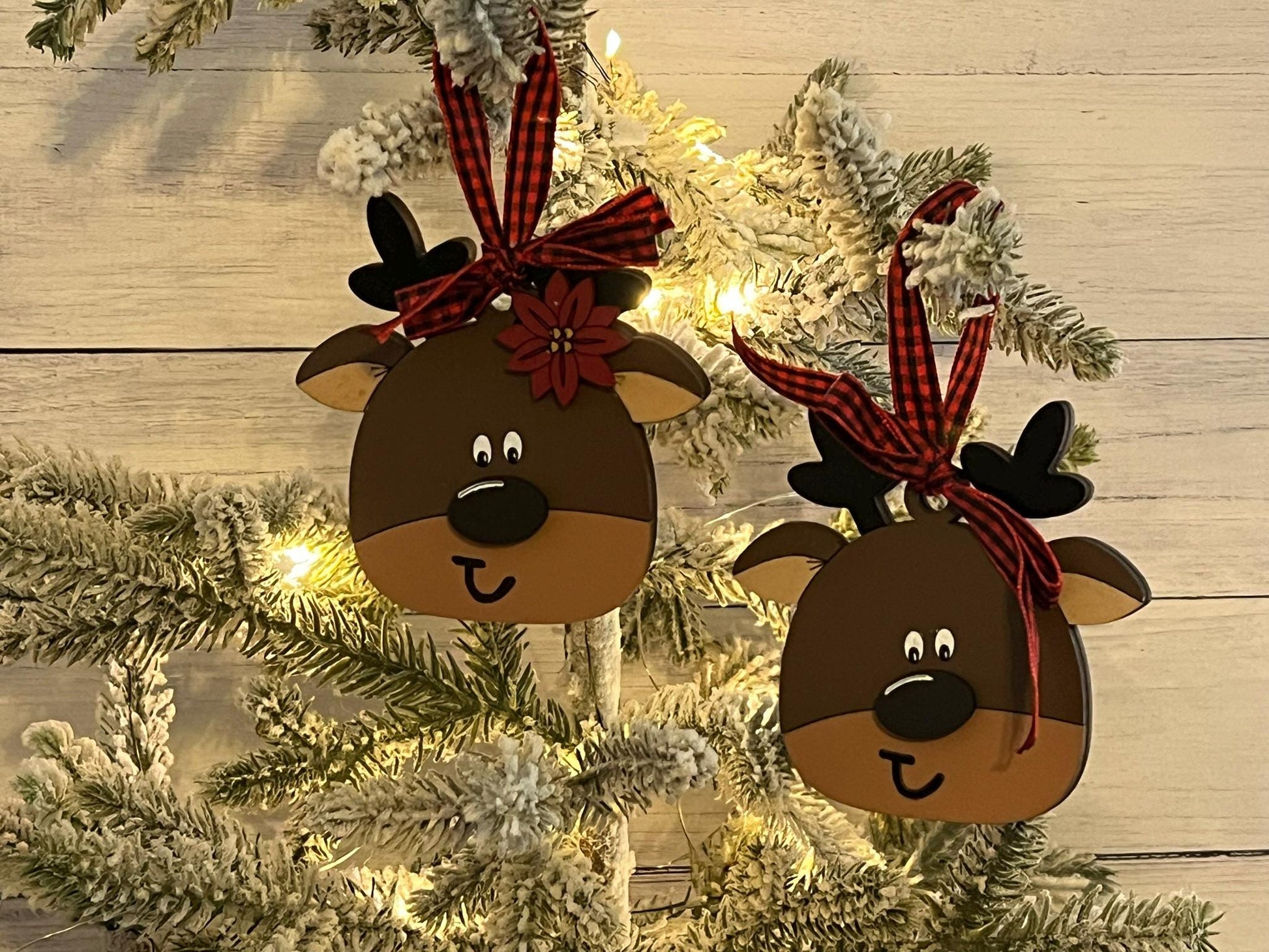 Reindeer Head Ornaments